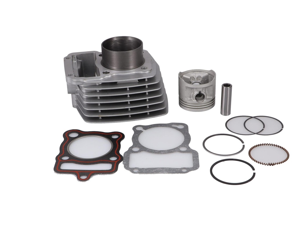 KIT CILINDRO HJ125/FT125/CG125 OHV (GRIS) 