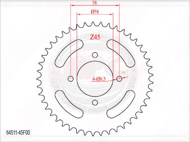 KIT TRACCION SUZ GN125H